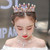 Outyua Butterfly Tiaras and Crowns Girls Pearl Baroque Queens Princess Crowns Headband Wedding Bridal Tiaras for women (Gold)