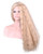 ANESHE 28" Women Long Curly Fluffy Blonde Full Wigs Highlights Synthetic Hair Party Wig (Golden+Blonde)
