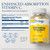 SOLARAY Liposomal Vitamin C 500mg - Enhanced Absorption Vitamin C Liposomal Blend with Fatty Acids - Antioxidant and Immune Support Supplement - Vega