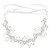 Hapibuy Wedding headpiece Crystal Forehead Band Bridal Hair Vine For Bride and Bridemaid Silver Color