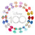 Disney 100th Anniversary Special Hair Accessory for Girls|18pc Disney Hair Bow Clips Featuring Favorite Characters with a String Bag Bow Holder with