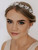SWEETV Silver Rhinestone Wedding Headband Tiara Crystal Headpiece Bridal Hair Accessories for Bride Women