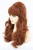 Topcosplay Women's 60s Costume Wig Auburn Brown Big Bouffant Beehive Wig Hair Long Wavy Halloween Party Wigs