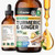 BIO KRAUTER® Turmeric and Ginger Supplement - Pure Vegan Liquid Turmeric & Ginger Tincture with Pepper 4 Fl.Oz 56 Days of Supply - Curcumin Drops for