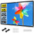Taotique Projector Screen 120 inch, Movie Projector Screen 16:9 Foldable and Portable Anti-Crease Indoor Outdoor Projection Double Sided Video Projec