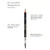 Arches & Halos Precision Brow Shaping Pencil - Double Sided Eyebrow Filler and Spoolie Brush - Creamy Texture for Shaping and Defining With Ease - Ve