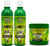 BOE Crece Pelo 3 in 1 Combo Set Shampoo Fitoterapeutico, Rinse Fitoterapeutico, Tratamiento Fitoterapeutico