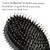 "T3 Polish & Shine Premium Vegan Boar and Nylon Oval Hairbrush with Dual Bristle Design for Smoothing and Detangling"