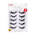 KISS So Wispy, False Eyelashes, 'Pompadour', 16mm, Includes 5 Pairs Of Lashes, Easy to Apply, Reusable Lash Clusters