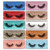 3D Faux Mink Lashes Wholesale Lashes Bulk 30 Pairs False Eyelashes Wispy 18mm Natural 10 Styles Mixed Soft Reusable Fake Eyelashes Pack with Glitter
