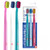 Curaprox CS 5460 Ultra-Soft Toothbrush  for Sensitive Teeth & Gums | Gentle Plaque Removal | 3-Pack |Random Colour