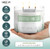 Essential Elements by Candle-lite Scented Candles, Eucalyptus & Mint Leaf Fragrance, One 14.75 oz. Three-Wick Aromatherapy Candle with 45 Hours of Bu