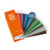 RAL K5 Color Chart, 216 Full Page Color Swatches, Semi-Matte, 8 Languages