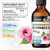 BIO KRAUTER® Echinacea for Immune & Respiratory Support - Pure Vegan Echinacea Drops 680 mg per Serving - Natural Respiratory Supplements 4 Fl.Oz 56-