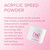Young Nails Acrylic Speed Powder, Frost Pink, 85 Gram