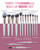 Makeup Brush Set, EIGSHOW Professional Makeup Brushes Foundation Powder Concealers Eye Shadows 15 Piece for Eye Face Liquid Cream Cosmetics Kit (GREY