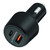 Car and Driver Dual-Port Car Charger, USB-A and USB-C Ports, Fast-Charging Cigarette-Lighter Adapter, Compatible with Android and iPhone Models, Tabl