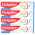 Colgate Total Whitening Toothpaste Paste, 5.1 oz, 4 Pack, Fluoride, Antibacterial, for Plaque, Gingivitis, Sensitivity, Stain Removal, Clinically Pro
