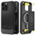 Spigen Rugged Armor MagFit Designed for iPhone 15 Pro Case (2023) [Military-Grade Protection] Compatible with MagSafe - Matte Black