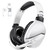 WolfLawS Wireless Gaming Headset with Noise Canceling Microphone for PS5, PC, PS4, 2.4G/Bluetooth Gaming Headphones with USB and Type-c Connector, Wi