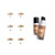 Radiant Professional Wonderlight Serum Lightweight Liquid Foundation Makeup SPF 20 - Alternative to Bronzer Powder - Color Corrector, Under Eye Conce