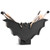 GUTE Bat Makeup Brush Holder - 7" L x 5" H - Vanity Desk & Office Organizer - Pen & Brush Holder, Goth Decor