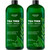 SOULSPA PURE Tea Tree Body Wash Men & Women - Shower Gel Soap with Peppermint - Helps with Body Odor, Soothes Itching, Deep Cleansing Post Workouts -