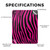 Tablet Skin Compatible with Apple iPad Pro 11 (M4) 2024 - Pink Zebra - Premium 3M Vinyl Protective Wrap Decal Cover - Easy to Apply | Crafted in The