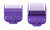 Andis 66560 Magnetic Comb Set - Dual Pack 0.5 & 1.5 - Long-Lasting Performance - Provides Safe & Accurate Clipper Cutting  2 Count  Violet