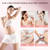 4-in-1 Electric Bikini Trimmer for Women - Painless Electric Razors for Facial/Body/Armpit/Pubic Hair, IPX7 Waterproof Replaceable Shaver Head & Nose