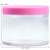 Beauticom 120g/120ml (4 Fl Oz) Thick Double Wall Leak-Proof Round Clear Plastic Jars with Flat Top Lids for Creams, Lotions, Powders, Glitters, and m