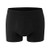 PROTECHDRY - Washable & Reusable Urinary Incontinence Cotton Boxer Brief Underwear for Men (Black, Medium)