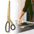 Lightweight Elegant Unique Simplified Golden Scissors, Gold and Black Golden Scissors, Crop Decoration for Office Home