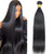 Human Hair Bundles Brazilian Straight 1 Bundle 16inch 10A 100% Unprocessed Virgin Raw Sew in Human Hair Weave Deals Natural Black for Woman