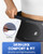 0.5mm Ultra Thin Back Brace with 3D Lumbar Pad, Seamless Yoga Fabric, Lightweight Back Brace for Women Men, Lower Back Pain, Sciatica, Posture, Back