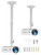 2-Be-Best Upgraded Projector Mount,14-24in / 37-62cm Projector Ceiling Mount Extendable Ceiling Projectors Mounts Adjustable Angle 360° Rotation Drop
