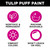 Tulip Puff Fabric Paint, Permanent Craft Paint for Clothes, DIY Projects, Notoxic, 4 fl oz, Glitter Gold