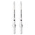 Philips Sonicare Quad Stream F3 Oral Irrigator Nozzle Twin Pack - Oral Water Flosser use with Philips Sonicare Cordless Power Flosser (Model HX3062/0