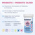Endomune Jr Advanced Probiotic Powder for Newborns, Infants, Toddlers & Baby - 10 Billion CFUs - 4 Strains Bacteria & FOS Prebiotic - Physician Formu