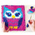 LatchKits  Owl Latch Hook Kit  Easy-to-Learn Craft Project  No Sewing Or Cutting  For Ages 6+