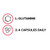 GNC Pro Performance L-Glutamine 1500mg, Amino Acid Supplement, Supports Muscle Recovery & Function, Fuels Immune System, Plays Key Role in Protein Sy