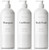 MOIIKKO 32oz Refillable Shampoo and Conditioner Dispenser Bottles - Set of 3 Empty Shampoo Conditioner Body Wash Dispenser with 8 Waterproof Labels