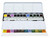 Daniel Smith 285650103 Extra Fine Inspirational Solid Watercolor Paint Set of 12 Half Pans, Metal Case and 12 Empty Containers