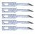 SMB #6 Precision Micro Chisel Hobby Blades (5/25/100/300/1000 pcs) (5)