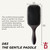 Denman (Black) Large Paddle Cushion Hair Brush for Blow Drying & Detangling - Comfortable Styling, Straightening & Smoothing - For Women and Men, D83