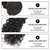 Subella Hair 7A Brazilian Water Wave 1 Bundle Unprocessed Virgin Brazilian Human Hair Natural Black Color (10inch)