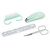 Tweezerman Baby Manicure Kit Includes Nail Clipper, Grooming Brush, Nail Trimming Scissors, and Nail File