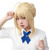 C-ZOFEK Golden Cosplay Wig with a Bun (Gold)