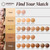 Mineral Fusion Full Coverage Foundation, Liquid Foundation - Neutral 4- Medium Complexion w/Neutral Undertones, Lightweight Matte Finish, Up to 12 Hr