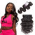 Wavy Clip in Hair Extensions Real Human Hair Urbeauty Hair Clip Ins for Black Women Human Hair Seamless Remy Body Wave Black Clip In Hair Extensions
